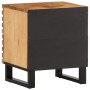 Nachttische 2 Stück Massivholz Mangoholz grob 40x34x46 cm von , Nachttische - Ref: Foro24-377427, Preis: 129,82 €, Rabatt: %