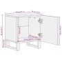 Mesitas de noche 2 uds de madera maciza reciclada 40x34x46 cm by , Nightstands - Ref: Foro24-377425, Price: 110,76 €, Discoun...