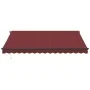 Toldo retráctil manual color burdeos 400x350 cm by , Awnings - Ref: Foro24-3214998, Price: 346,36 €, Discount: %