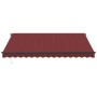 Toldo retráctil manual color burdeos 400x350 cm by , Awnings - Ref: Foro24-3214998, Price: 368,42 €, Discount: %