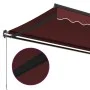 Toldo retráctil manual color burdeos 400x350 cm by , Awnings - Ref: Foro24-3214998, Price: 346,36 €, Discount: %