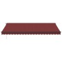 Toldo retráctil manual burdeos 500x350 cm by , Awnings - Ref: Foro24-3215006, Price: 453,56 €, Discount: %