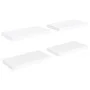 Floating wall shelves 4 pcs white MDF 50x23x3.8 cm by vidaXL, Shelves and shelves - Ref: Foro24-323810, Price: 58,15 €, Disco...