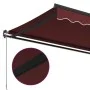 Toldo retráctil manual burdeos 500x350 cm de , Toldos - Ref: Foro24-3215006, Precio: 475,30 €, Descuento: %