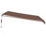 Automatische braune Markise 400x300 cm von , Markisen - Ref: Foro24-3215632, Preis: 730,14 €, Rabatt: %