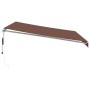Toldo retráctil automático marrón 400x300 cm by , Awnings - Ref: Foro24-3215632, Price: 557,53 €, Discount: %