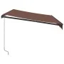 Manuelle ausziehbare Markise mit LED-Licht braun 350x250 cm. von , Markisen - Ref: Foro24-3215742, Preis: 278,52 €, Rabatt: %