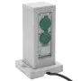 Outdoor plug with 4-way stake, gray stone appearance. by , wall sockets - Ref: Foro24-4010104, Price: 39,59 €, Discount: %