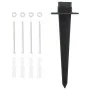 Outdoor plug with 4-way stake, gray stone appearance. by , wall sockets - Ref: Foro24-4010104, Price: 39,59 €, Discount: %
