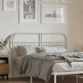 Weißes Metallkopfteil 135 cm von , Kopf- und Fußteile - Ref: Foro24-376681, Preis: 51,85 €, Rabatt: %