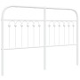 Weißes Metallkopfteil 135 cm von , Kopf- und Fußteile - Ref: Foro24-376681, Preis: 52,61 €, Rabatt: %