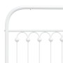 Weißes Metallkopfteil 135 cm von , Kopf- und Fußteile - Ref: Foro24-376681, Preis: 52,61 €, Rabatt: %