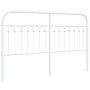 Weißes Metallkopfteil 150 cm von , Kopf- und Fußteile - Ref: Foro24-376683, Preis: 52,02 €, Rabatt: %