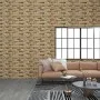Paneles de pared 3D diseño de ladrillo 10 uds EPS arena oscuro de , Recubrimiento de paredes - Ref: Foro24-147202, Precio: 19...