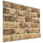 Paneles de pared 3D diseño de ladrillo 10 uds EPS arena oscuro von , Wandverkleidung - Ref: Foro24-147202, Preis: 193,95 €, R...