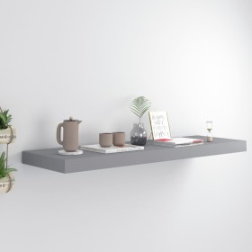 Gray MDF floating wall shelf 80x23.5x3.8 cm by vidaXL, Shelves and shelves - Ref: Foro24-323856, Price: 24,79 €, Discount: %