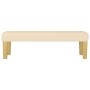 Banco de tela color crema 100x30x30 cm de , Bancos - Ref: Foro24-346657, Precio: 61,76 €, Descuento: %
