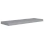 Graues schwebendes Wandregal aus MDF, 80 x 23,5 x 3,8 cm von vidaXL, Regale und Regale - Ref: Foro24-323856, Preis: 24,32 €, ...