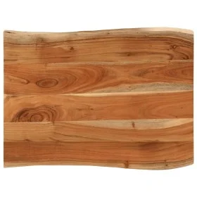 Tablero de mesa rectangular borde natural acacia 70x60x3,8 cm by , Table tops - Ref: Foro24-370643, Price: 76,39 €, Discount: %