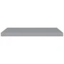 Gray MDF floating wall shelf 80x23.5x3.8 cm by vidaXL, Shelves and shelves - Ref: Foro24-323856, Price: 24,32 €, Discount: %
