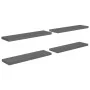 Estantes flotantes pared 4 uds MDF gris brillo 90x23,5x3,8 cm by vidaXL, Shelves and shelves - Ref: Foro24-323798, Price: 46,...