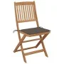 Faltbare Gartenstühle 4 Stück und Kissen Massivholz Akazie von , Gartenstühle - Ref: Foro24-3064679, Preis: 218,21 €, Rabatt: %