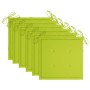 Sillas de jardín 6 uds cojines verde brillante madera de teca de , Sillas de jardín - Ref: Foro24-3065601, Precio: 396,34 €, ...