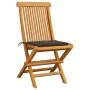 Garden chairs 6 units with taupe cushions teak wood by , Garden chairs - Ref: Foro24-3065598, Price: 386,50 €, Discount: %