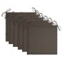 Garden chairs 6 units with taupe cushions teak wood by , Garden chairs - Ref: Foro24-3065598, Price: 386,50 €, Discount: %