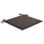 Garden chairs 6 units with taupe cushions teak wood by , Garden chairs - Ref: Foro24-3065598, Price: 386,50 €, Discount: %