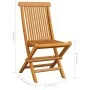 Garden chairs 6 units with taupe cushions teak wood by , Garden chairs - Ref: Foro24-3065598, Price: 386,50 €, Discount: %