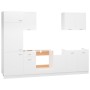 Juego de muebles de cocina 7 piezas madera de ingeniería blanco de , Armarios de cocina - Ref: Foro24-3067631, Precio: 554,16...
