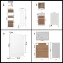 7-teiliges Küchenmöbelset aus weißem Holzwerkstoff von , Küchenschränke - Ref: Foro24-3067631, Preis: 525,67 €, Rabatt: %