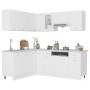11-teiliges Küchenmöbelset aus weißem Spanplattenmaterial. von , Küchenschränke - Ref: Foro24-3067665, Preis: 648,64 €, Rabat...
