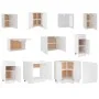 Juego de muebles de cocina 11 piezas aglomerado blanco de , Armarios de cocina - Ref: Foro24-3067665, Precio: 662,81 €, Descu...