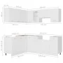Juego de muebles de cocina 11 piezas aglomerado blanco de , Armarios de cocina - Ref: Foro24-3067665, Precio: 662,81 €, Descu...