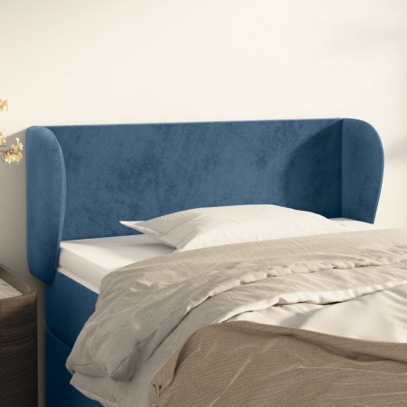 Dunkelblauer Samtkopfteil 83x23x78/88 cm von , Kopf- und Fußteile - Ref: Foro24-3116898, Preis: 44,98 €, Rabatt: %