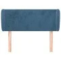 Cabecero de terciopelo azul oscuro 83x23x78/88 cm de , Cabeceros y pies de cama - Ref: Foro24-3116898, Precio: 44,19 €, Descu...