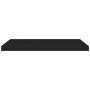 Floating wall shelves 4 pcs MDF black 80x23.5x3.8 cm by vidaXL, Shelves and shelves - Ref: Foro24-323837, Price: 69,54 €, Dis...