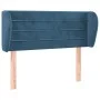 Dunkelblauer Samtkopfteil 83x23x78/88 cm von , Kopf- und Fußteile - Ref: Foro24-3117318, Preis: 46,77 €, Rabatt: %