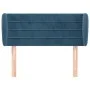 Dunkelblauer Samtkopfteil 83x23x78/88 cm von , Kopf- und Fußteile - Ref: Foro24-3117318, Preis: 46,77 €, Rabatt: %