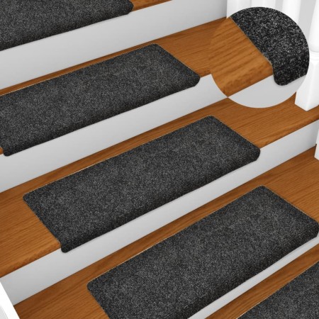 Felpudos autoadhesivos para escaleras, 15 unidades, 65 x 21 x 4