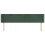 Kopfteil aus dunkelgrünem Samt 163x16x78/88 cm von , Kopf- und Fußteile - Ref: Foro24-3118545, Preis: 76,23 €, Rabatt: %