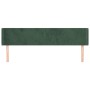 Kopfteil aus dunkelgrünem Samt 163x16x78/88 cm von , Kopf- und Fußteile - Ref: Foro24-3118545, Preis: 74,74 €, Rabatt: %