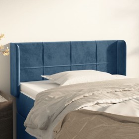Dunkelblauer Samtkopfteil 83x16x78/88 cm von , Kopf- und Fußteile - Ref: Foro24-3118802, Preis: 45,63 €, Rabatt: %