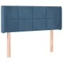 Cabecero de terciopelo azul oscuro 83x16x78/88 cm de , Cabeceros y pies de cama - Ref: Foro24-3118802, Precio: 43,09 €, Descu...