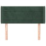 Kopfteil aus dunkelgrünem Samt 103x16x78/88 cm von , Kopf- und Fußteile - Ref: Foro24-3118953, Preis: 43,57 €, Rabatt: %