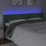 Kopfteil mit LED-Beleuchtung aus dunkelgrünem Samt 183x16x78/88 cm von , Kopf- und Fußteile - Ref: Foro24-3123019, Preis: 99,...