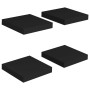 Schwebende Wandregale 4 Stück MDF schwarz 23x23,5x3,8 cm von vidaXL, Regale und Regale - Ref: Foro24-323825, Preis: 32,79 €, ...