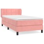 Cama box spring con colchón terciopelo rosa 80x200 cm de , Camas y somieres - Ref: Foro24-3127462, Precio: 283,24 €, Descuent...
